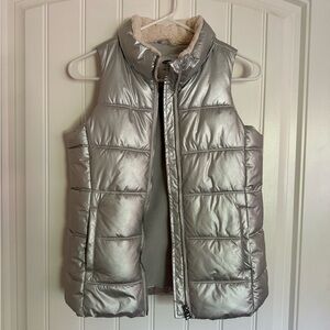 Old Navy Frost Free Silver Vest